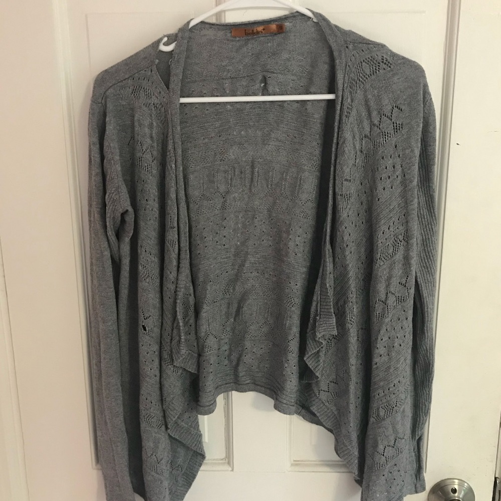 Grey Cardigan Belldini detailing size small